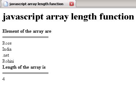 js length function.